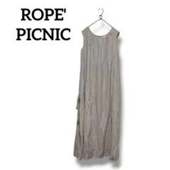 ロペピクニック ワッシャーサテン ノースリーブワンピース 38
