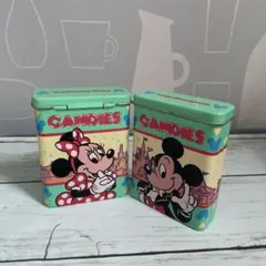 【入手困難】ミッキー＆ミニー 東京ディズニーランド キャンディ空き缶2個セット