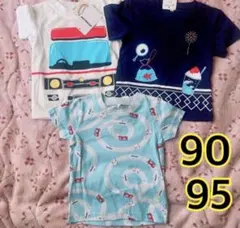 【新品】ベビー Tシャツ 3枚セット 90cm 95cmのサムネイル