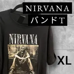 NIRVANA バンドTシャツ カートコバーン　ブラック XLサイズのサムネイル