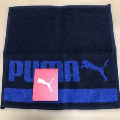 PUMA タオルハンカチ 2枚セット　青色と白色