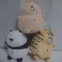 ラウンドワン限定 デブくまマスコット 3種セット