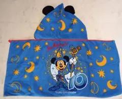 【ラップタオル】ディズニーシー 10周年限定 フード付き