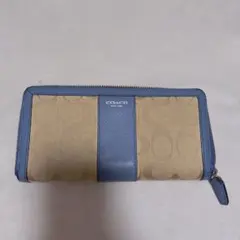 COACH シグネチャー ラウンドファスナー長財布のサムネイル