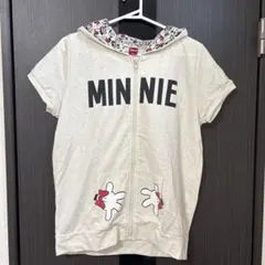 Minnie Mouse フード付きパーカー半袖ミニーのサムネイル