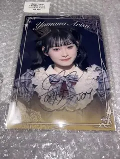 ≒JOY 山野愛月 直筆サイン入りアクリルフォトパネル ラッフルくじA賞