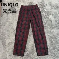 UNIQLO アンクルパンツ　チェック柄