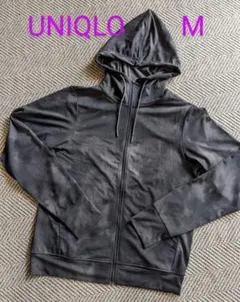 ユニクロ エアリズムUVカットメッシュフルジッププリントパーカ