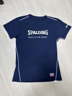 SPALDING メンズ ネイビー Tシャツ M