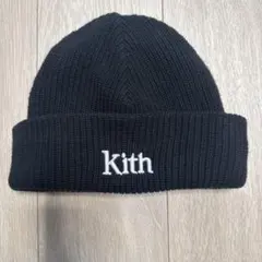 【未使用】KITH ビーニー　黒のサムネイル