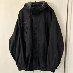 Columbia 黒 ナイロンジャケット フード付き