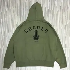 1【即完売モデル】ココロブランド☆ビッグロゴ 両面ロゴ パーカー☆7363 134【人気Lサイズ】ココロブランド☆ビッグロゴ 人気即完売品 パーカー