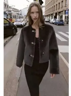 2025年最新】ZARA フェイクファー トグルボタンの人気アイテム - メルカリ