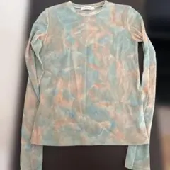 【MOUSSY】長袖トップス タイダイ柄 シアー素材のサムネイル