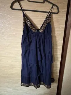 POLO JEANS のスタッズティアードワンピースチュニック