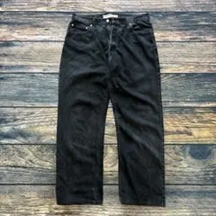 LEVI’S / 505 regular fit black denim
