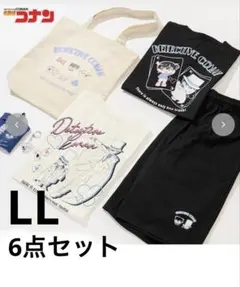名探偵コナンのトートバッグ Tシャツ パンツ バッグなどの6点セット M 