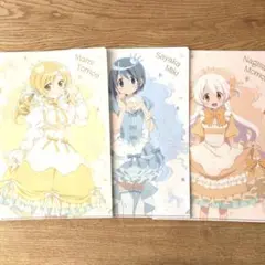 魔法少女まどか☆マギカ クリアファイル 3枚 ローソン