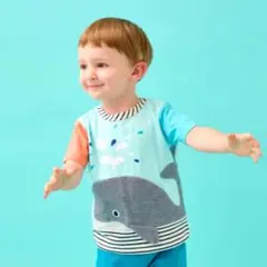 Baby CheerクジラTシャツ100cmのサムネイル
