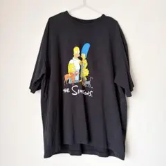 The Simpsons キャラクタープリント Tシャツ ブラックのサムネイル