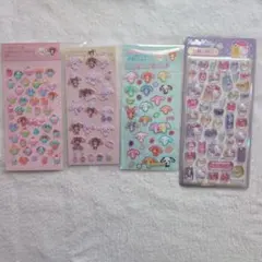 サンリオ　ハローキティー　シュガーバニーズ　ボンボンドロップシール　4枚セット