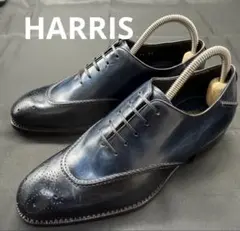 HARRISハリス フィレンツェ1913 シングルバックルレザーシューズ ブルー HARRISハリス フィレンツェ1913 シングルバックルレザーシューズ