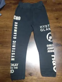 HYSTERIC GLAMOUR ロゴプリント スウェットパンツ サイズS