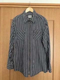 VILLAND ストライプシャツ 4L