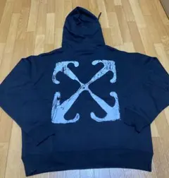 OFF-White フーディ ブラック　パーカー