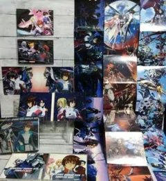 ☆機動戦士ガンダムSEED　まとめ売り　イラストカード2点＋おまけベストCD☆