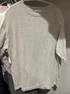 クルーネックTシャツ ライトグレー 40サイズのサムネイル