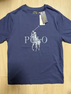 タグ付き　ポロラルフローレン BigPonyコットンジャージーTシャツ　ネイビー