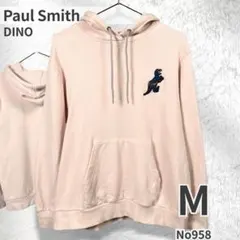 Paul Smith ポールスミス DINO 恐竜 刺繍 パーカー ピンク M