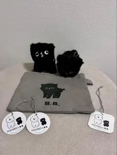 MAMBO & B.B. B.B.ぬいぐるみバッグチャーム 2点＋フラットポーチ