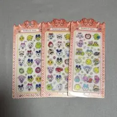 アクリルシール キャラクター 3シートセット