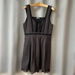 axes femme チェック柄 ノースリーブワンピース