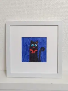原画一点物】心に還る時間｜キャンバス 猫の絵 Original Cat Art