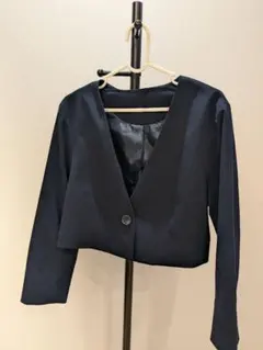 【お値下げ中】【Vis】ネイビー ジャケットとパンツセット