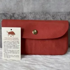 ブルーブルーエ　シボ革　長財布　スリムウォレット　完売品