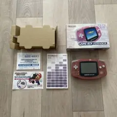 【ジャンク】ゲームボーイアドバンス GBA ミルキーピンク 箱有