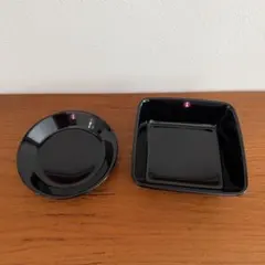 ITTALLA Teemaスクエアプレー12cm、プレート12cm ブラックのサムネイル