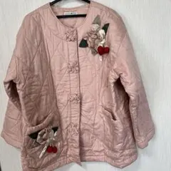 ガウン　部屋着　ピンク