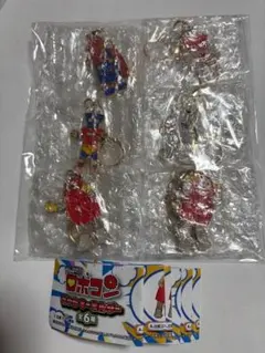 がんばれ!!　ロボコン メタルキーホルダー　全6種コンプリート　ガチャ