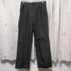 【MHL. / エムエイチエル】コットン　ポプリン　パンツ（カーキ）