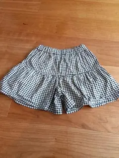 GU　チェック　キュロット　130