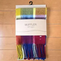 ✨kana様✨チェック柄マフラー 日本製 アクリル100% ②