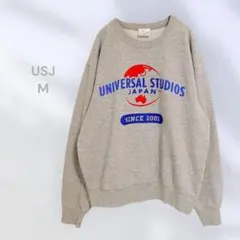 ユニバーサル・スタジオ・ジャパン スウェット　グレー　カジュアル　ゆるだぼ、のサムネイル