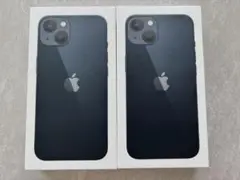 Apple iPhone 13 ミッドナイト 箱2つ、充電コード2本