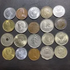 マレーシア 銀貨 二枚セット 1981年から1992年 シンガポール マレーシア貨幣セット コイン24