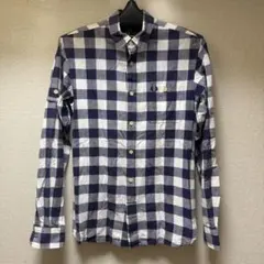 FRED PERRY チェック柄 長袖シャツ XS